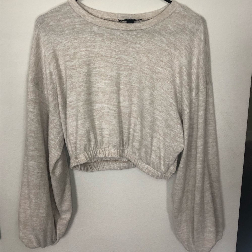 Forever 21 cropped sweatshirt